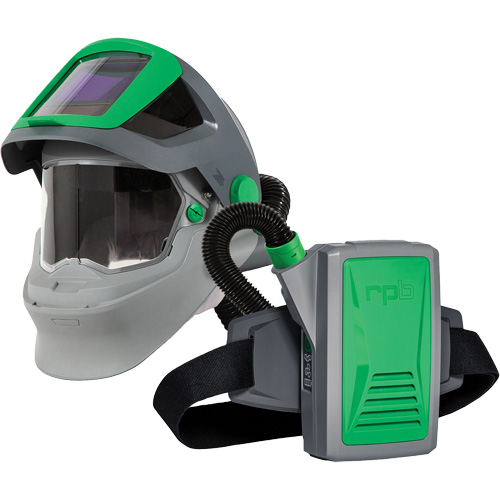 Respirateur de soudage Z4 avec joint de menton FR et APR motoris&eacute; PX5, Respirateur &agrave; masque/Masque de soudage MAS Chibougamau