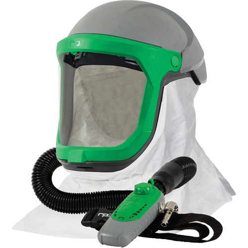 Respirateur Z-Link avec cape &agrave; l'&eacute;paule Tychem 4000 & C40, Respirateur &agrave; masque/Masque de soudage MAS Chibougamau
