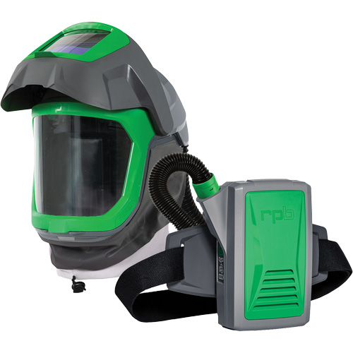 Masque de respirateur Z-Link avec joint de visage, visi&egrave;re & montage &agrave; ceinture, Respirateur &agrave; masque/Masque de soudage, Pile Lithium-ion MAS Chibougamau