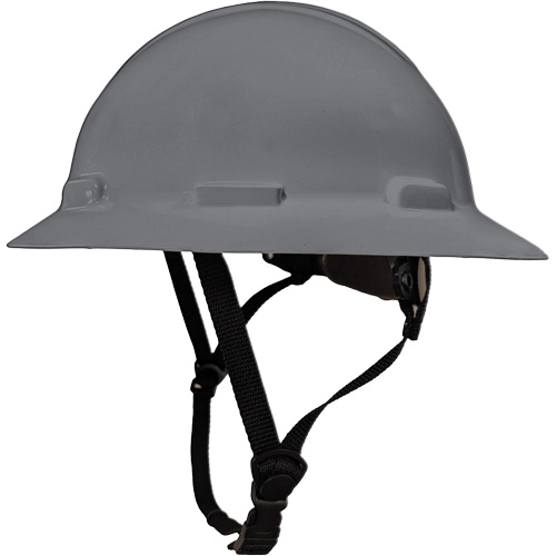 Casque de s&eacute;curit&eacute; &agrave; bordure compl&egrave;te LIDGUARD avec mentonni&egrave;re, R&eacute;pond aux normes CSA type 2, Suspension Rochet, Ventil&eacute; MAS Chibougamau