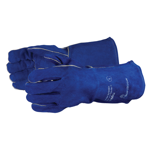 Welding Gloves, Split Cowhide, Size One Size MAS Chibougamau