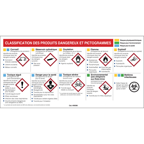 Mini MSDS Chart- French MAS Chibougamau