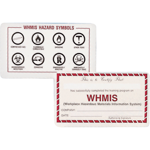 Cartes de portefeuille SIMDUT MAS Chibougamau