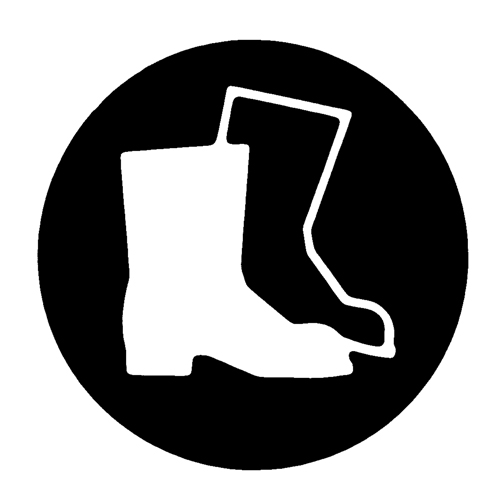 &eacute;tiquettes avec pictogramme Right to Know - Combinaison pleine protection, Vinyle, Feuille, 5/8" lo x 3/4" la MAS Chibougamau