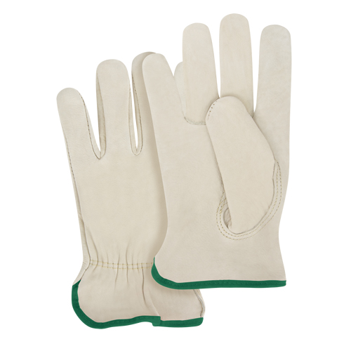 Gants pour conducteurs &agrave; ajustement serr&eacute;, T-Grand, Paume en Cuir fleur de vache MAS Chibougamau