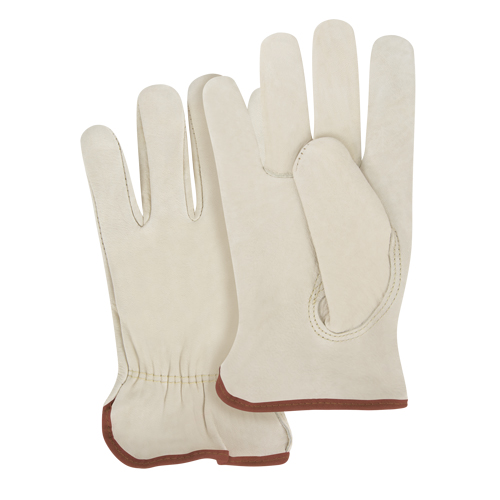 Gants pour conducteurs &agrave; ajustement serr&eacute;, Grand, Paume en Cuir fleur de vache MAS Chibougamau