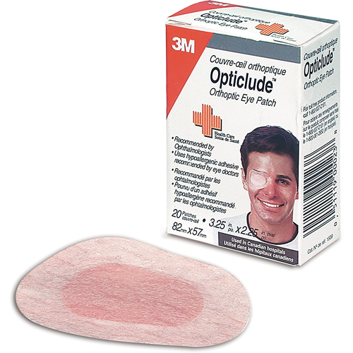 3MTM OpticludeTM Orthoptic Patch, Eye, Class 1 MAS Chibougamau