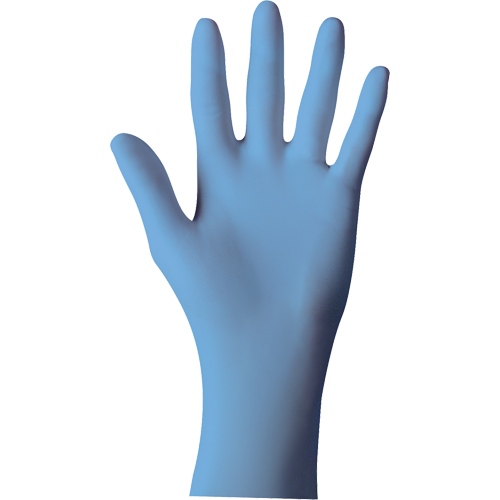 N-Dex&reg; 6005PF Gloves, Medium, Nitrile, 4-mil, Powder-Free, Blue MAS Chibougamau