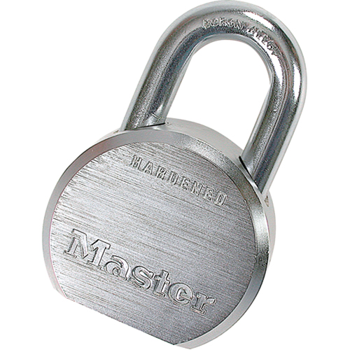 ProSeries&reg; Padlock, Silver, Keyed Different, Hardened Steel, 2-1/2" Width MAS Chibougamau