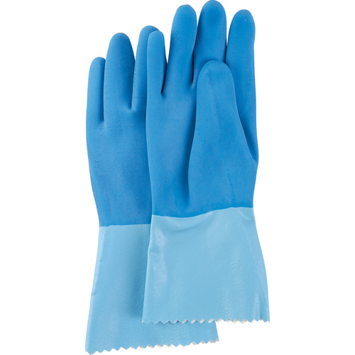 Gants lourds Blue-Grip, Taille 6/Petit, 12" lo, Latex de caoutchouc, Doublure en Interlock, 45 mils MAS Chibougamau