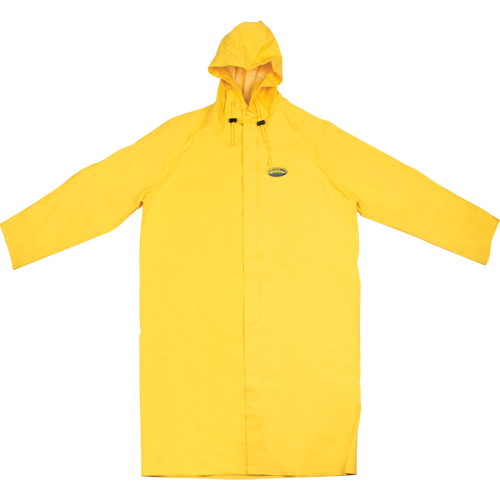 V&ecirc;tement imperm&eacute;able Hurricane ignifuge et r&eacute;sistans &agrave; l'huile, manteau de 48', 3T-Grand, Jaune MAS Chibougamau