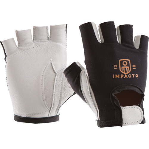 Anti-Impact Left-Hand Glove, X-Small, Goatskin/Split Leather Palm, Hook & Loop Cuff MAS Chibougamau