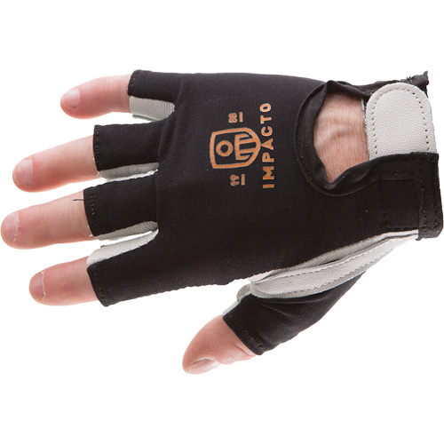 Anti-Impact Left-Hand Glove, X-Small, Goatskin/Split Leather Palm, Hook & Loop Cuff MAS Chibougamau