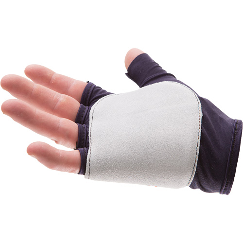 Gants de protection sans doigts paume/c&ocirc;t&eacute;, gauche, T-petit, Paume en Su&egrave;de, Poignet &agrave; enfiler MAS Chibougamau