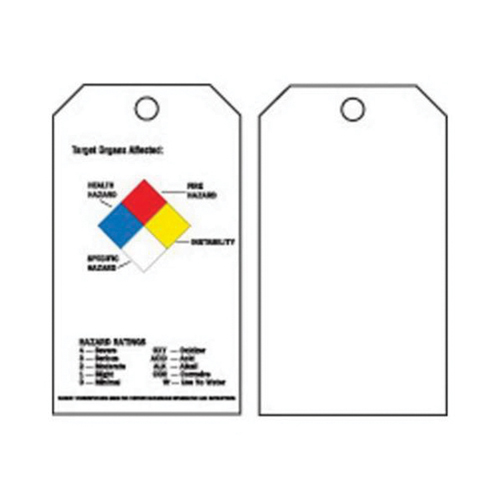 &eacute;tiquettes du droit &agrave; l'information, Polyester, 3" la x 5-3/4" h, Anglais MAS Chibougamau