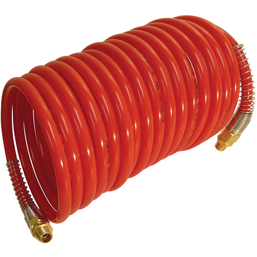 Tuyaux &agrave; air autor&eacute;tractables en nylon de s&eacute;rie 11, Air, 3/8" DI x 12,5' lo, Nylon, 200 psi &agrave; 23 °C MAS Chibougamau