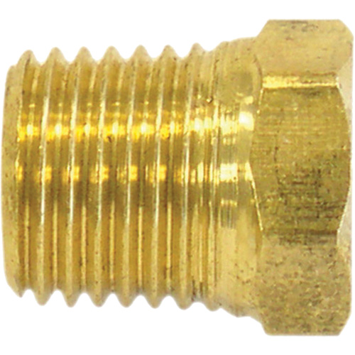 Bouchon de tuyau (t&ecirc;te hexagonale), 1/4" dia., Laiton MAS Chibougamau