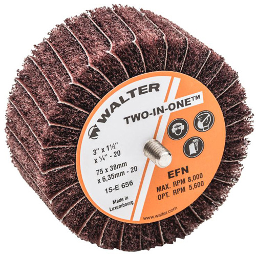 Meule &agrave; lamelles abrasives Two-In-One MAS Chibougamau