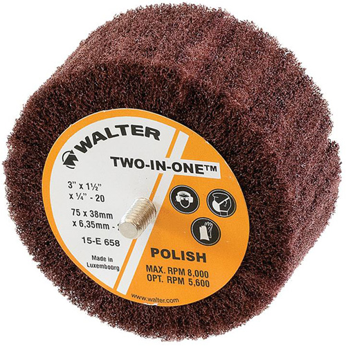 Meule &agrave; lamelles abrasives Two-In-One MAS Chibougamau