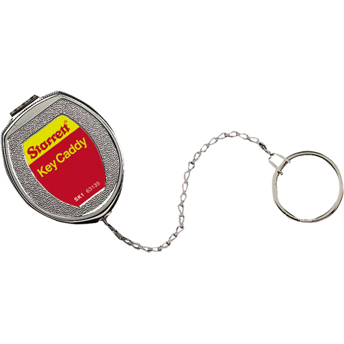 Key Caddy, Stainless Steel, 21" Cable, Belt Clip Attachment MAS Chibougamau