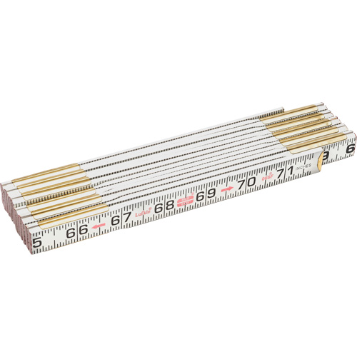 Red End&reg; Flat Reading Rule, 6' L, Wood MAS Chibougamau
