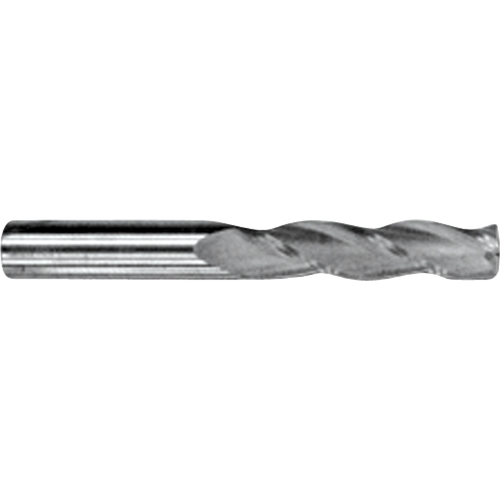 Long Series End Mill, 1/4" Dia., 4 Flutes, Carbide MAS Chibougamau