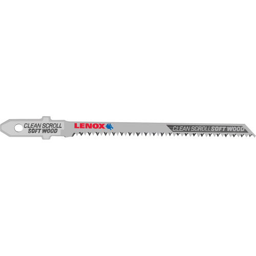 Clean-Cutting Jigsaw Blades, Bi-Metal, T-Shank, 3-1/2" L, 20 TPI MAS Chibougamau
