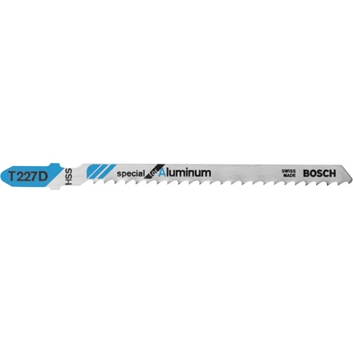 Jigsaw Blades, High Speed Steel, T-Shank, 4" L, 8 TPI MAS Chibougamau