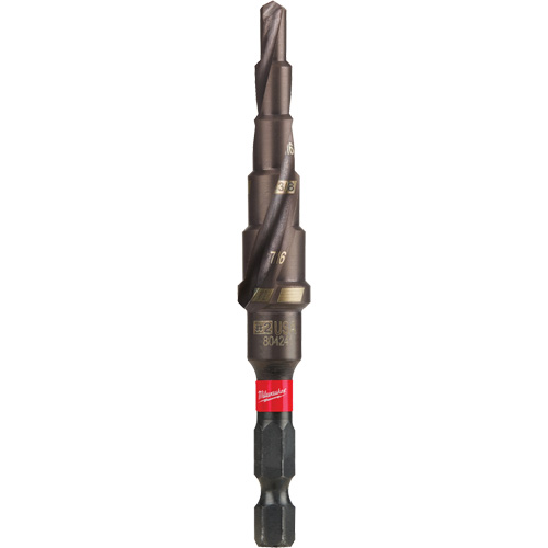 Foret &eacute;tag&eacute; #2 Shockwave Impact Duty, 3/16" - 1/2", Incr&eacute;ments de 1/16", Titane MAS Chibougamau