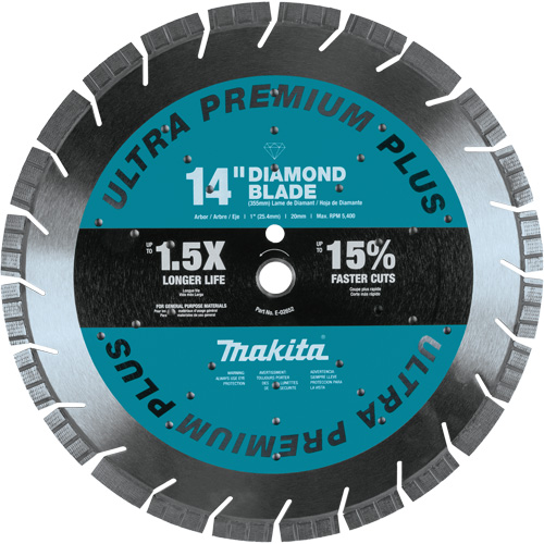 Lame diamant &agrave; bordure segment&eacute;e Ultra-Premium Plus MAS Chibougamau