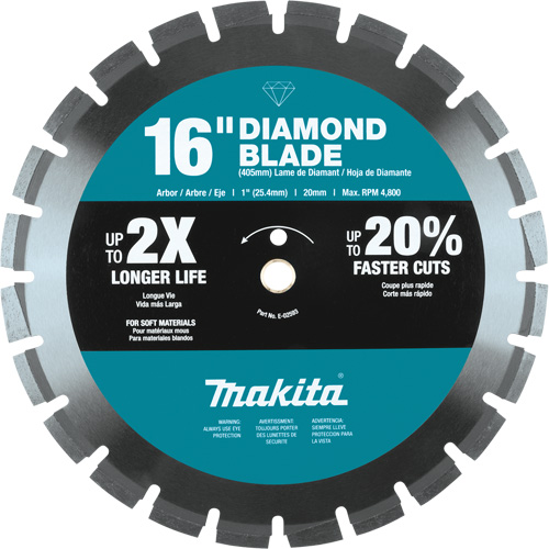 Lame diamant &agrave; bordure segment&eacute;e MAS Chibougamau