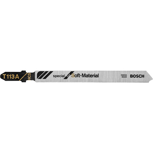 Knife-Edge Jigsaw Blades, High-Carbon Steel, T-Shank, 4" L MAS Chibougamau