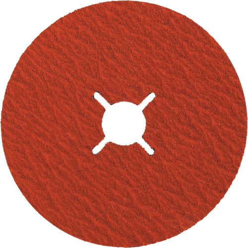 Cerabond X Fibre Disc, Ceramic, 24, 4-1/2" Dia x 7/8" Arbor MAS Chibougamau