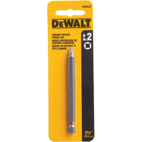 Embout pour outil motoris&eacute;, Carr&eacute;e, Embout #2, Prise 3-1/2", Longueur 3-3/5" MAS Chibougamau