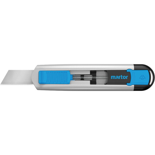 SECUNORM 540 Retractable Knife with Styropor Blade No. 17940, 36 mm, Stainless Steel, Heavy-Duty, Aluminum Handle MAS Chibougamau