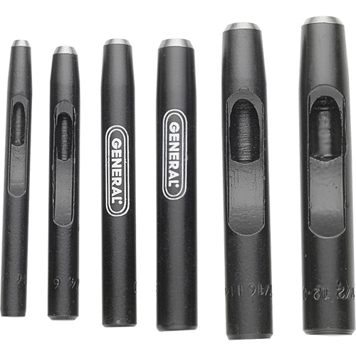 Hollow Steel Punch Set, 6 Pieces MAS Chibougamau