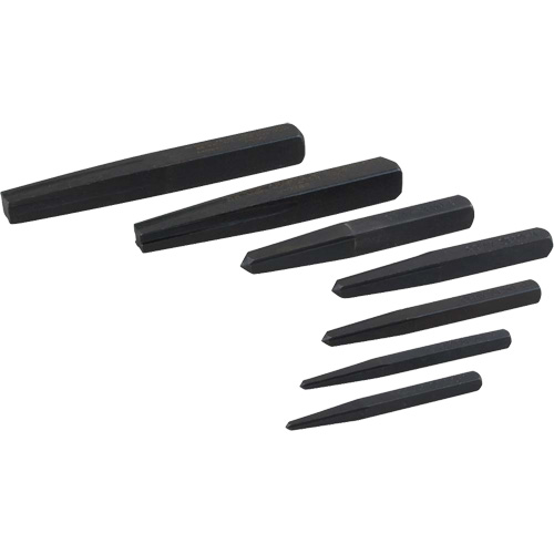 Straight Type Extractor Set, 7 Pieces MAS Chibougamau