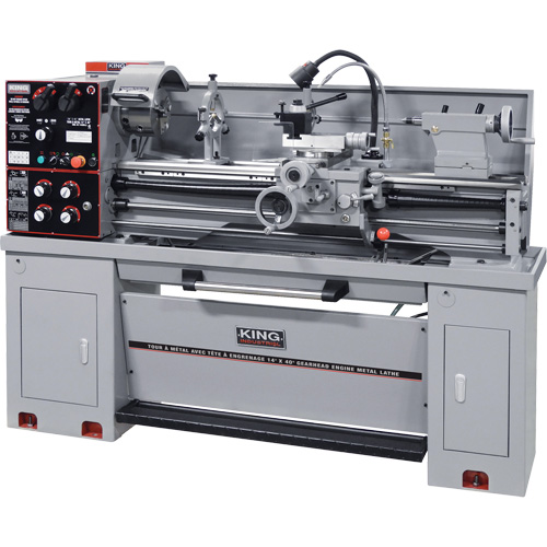 Gearhead Metal Lathes- With Taper Attachment, 75" L x 32" W x 53" H MAS Chibougamau
