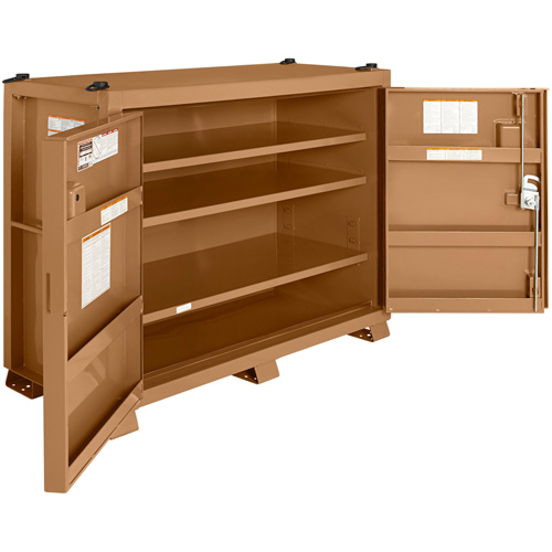 Monster Box Cabinet, Steel, 52 Cubic Feet, Beige MAS Chibougamau
