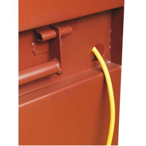 Jobsite Shelf Cabinet, Steel, 47.5 Cubic Feet, Red MAS Chibougamau