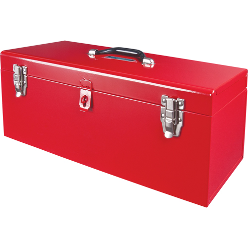 Coffre &agrave; outils portatif ATB100 avec plateau en m&eacute;tal pour outils, 8-3/4" P x 21" la x 9" h, Rouge MAS Chibougamau