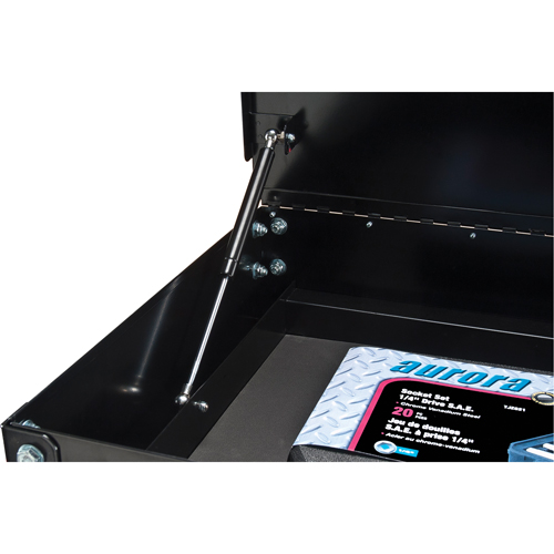 Utility Cart, 4 Drawers, 18" L x 33" W x 39" H, Black MAS Chibougamau