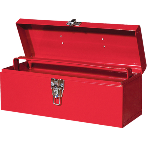 ATB100 Portable Tool Box with Metal Tool Tray, 6" D x 16" W x 6-1/2" H, Red MAS Chibougamau