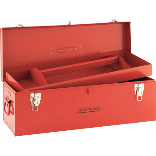 Coffre &agrave; outils, 10-3/4" P x 25-1/2" la x 10" h, Rouge MAS Chibougamau