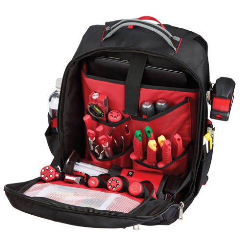 Low-Profile Backpack, 10" L x 12" W, Black, Ballistic MAS Chibougamau
