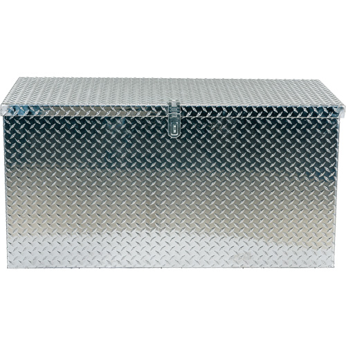 Boîte &agrave; outils portative en t&ocirc;le larm&eacute;e d'aluminium, 25-1/16" P x 49-1/4" la x 24" h, Argent MAS Chibougamau