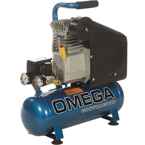 Portable Contractor Series Compressors - Oil Lube, Direct Drive, Electric, 2.6 Gal. (3.2 US Gal), 125 PSI, 115/1 V MAS Chibougamau