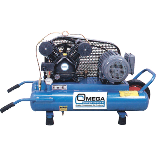 Contractor Series Air Compressors, Electric, 6.6 Gal. (8 US Gal), 125 PSI, 115/1 V MAS Chibougamau