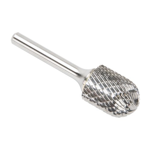 CLEVELAND Solid Carbide Burrs - Cylinder Shape with Ball Nose, SC-7, 3/4" Dia., 25.4 mm Depth of Cut MAS Chibougamau