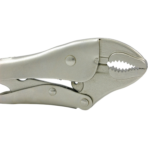 J10WR Super Heavy-Duty  Locking Pliers with Cutter, 10" Length, Curved Jaw MAS Chibougamau